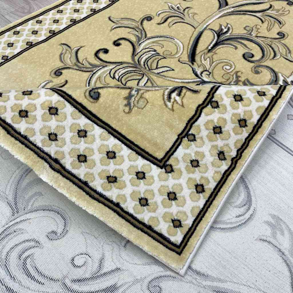 سجاد شرقي تبريز تركي G0001 ذهبي مقاس 80*150