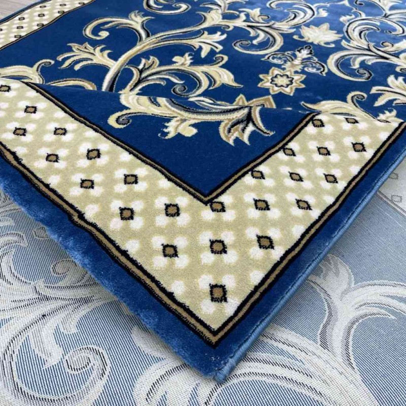 سجاد شرقي تبريز تركي G0001 كحلي فاتح مقاس 100*300