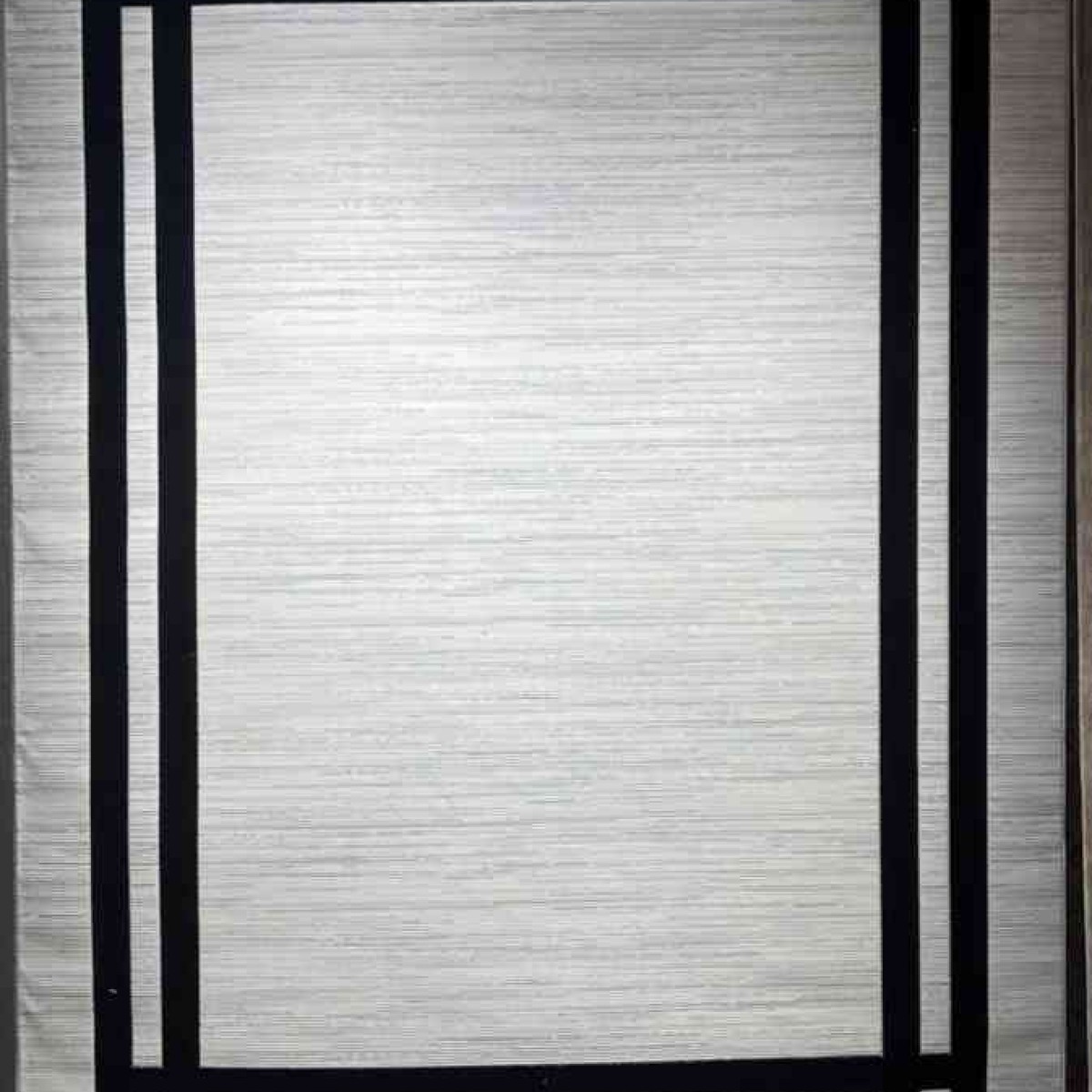 سجاد تركي برواز مودرن طيف BT476 كريم اسود مقاس 150*220