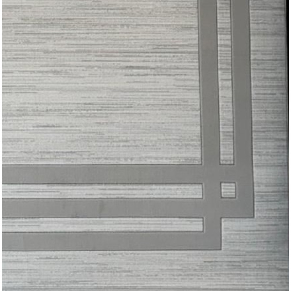 سجاد تركي برواز مودرن طيف BT476 كريم رصاصي مقاس 50*80