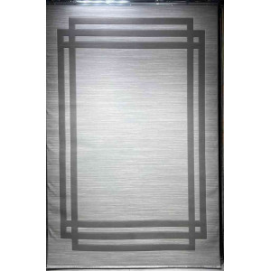 سجاد تركي برواز مودرن طيف BT476 كريم رصاصي مقاس 50*80