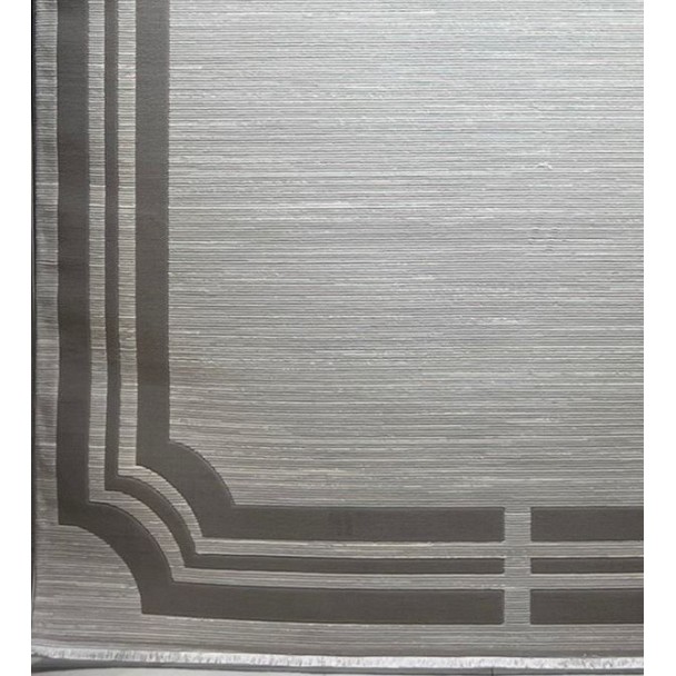 سجاد تركي برواز مودرن سراي BT485 كريم رصاصي مقاس 250*350