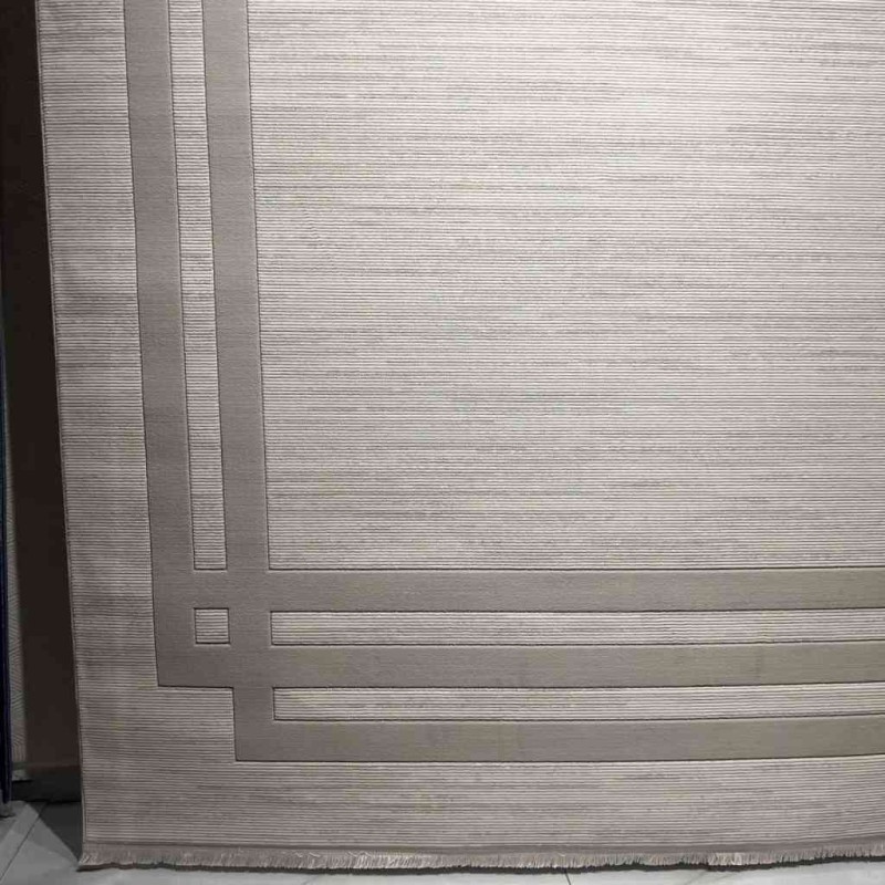 سجاد تركي برواز مودرن طيف BT476 كريم بيج مقاس 200*300
