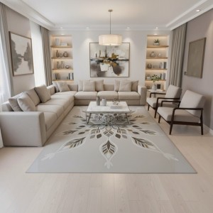 سجاد تركي لافندر N0595A بيج مقاس 400*500