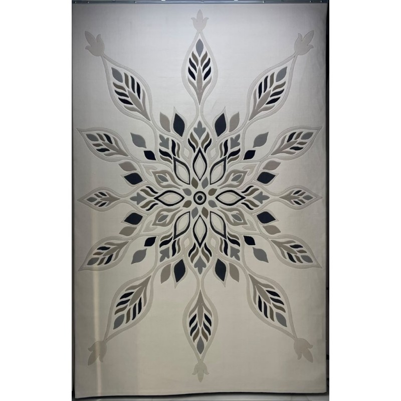 سجاد تركي لافندر N0595A اسود مقاس 400*500
