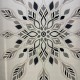 سجاد تركي لافندر N0595A اسود مقاس 400*500