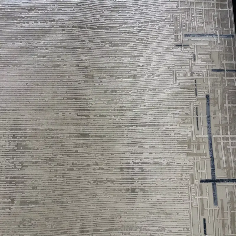 سجاد تركي فوج 36232A كريم سماوي مقاس 50*80