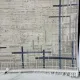 سجاد تركي فوج 36232A كريم سماوي مقاس 50*80 - سجاد مودرن