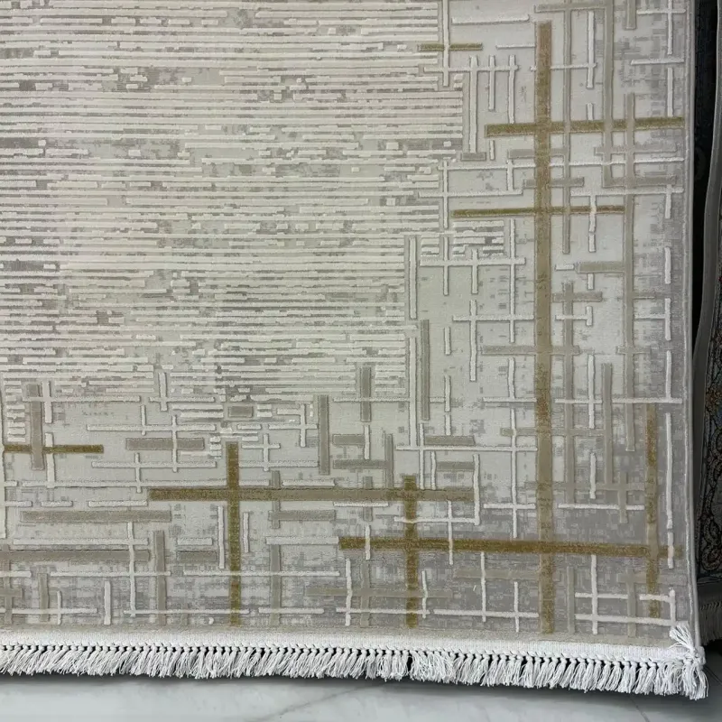 سجاد تركي فوج 36232A كريم ذهبي مقاس 300*400