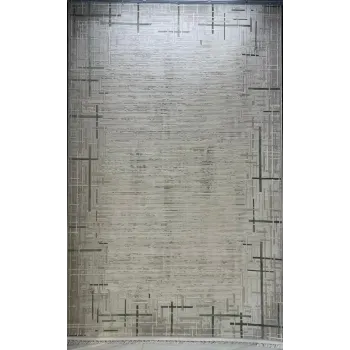 سجاد تركي فوج 36232A كريم رصاصي مقاس 80*150