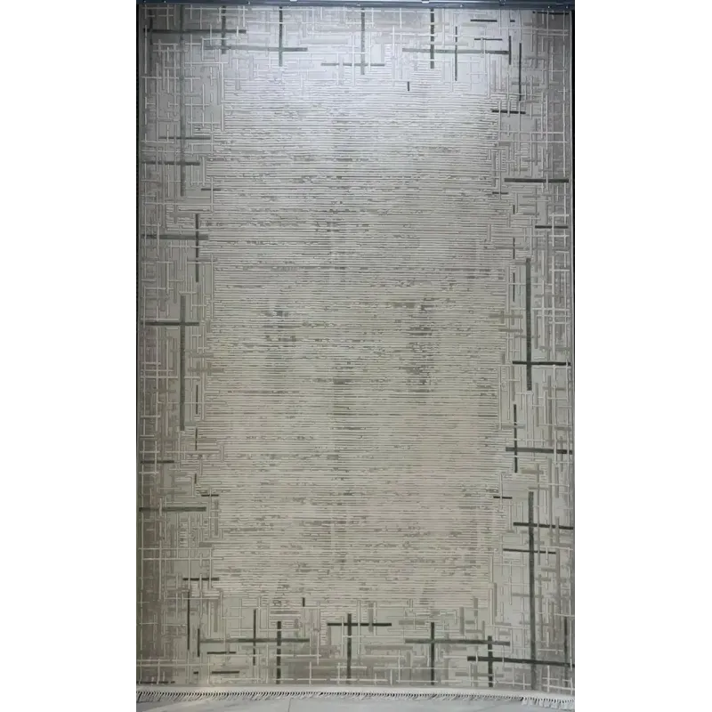 سجاد تركي فوج 36232A كريم رصاصي مقاس 300*400