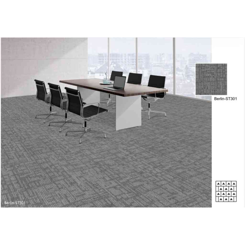 موكيت مربعات ارضيات مكتبية بلاط مكتبي برلين ST301 مقاس 50*50