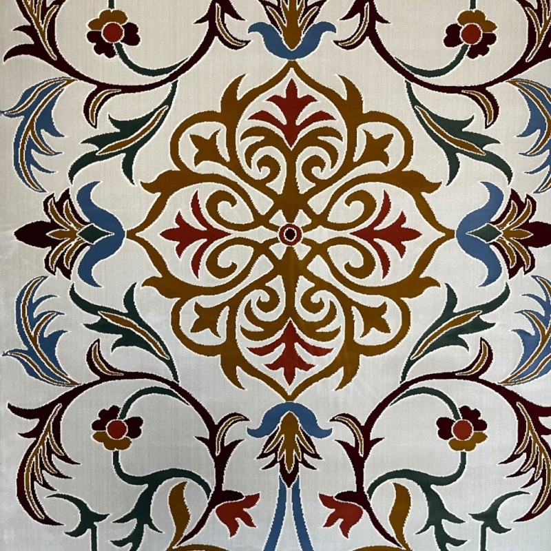 سجاد تركي سوبر ياباني F499A كريم مقاس 220*150