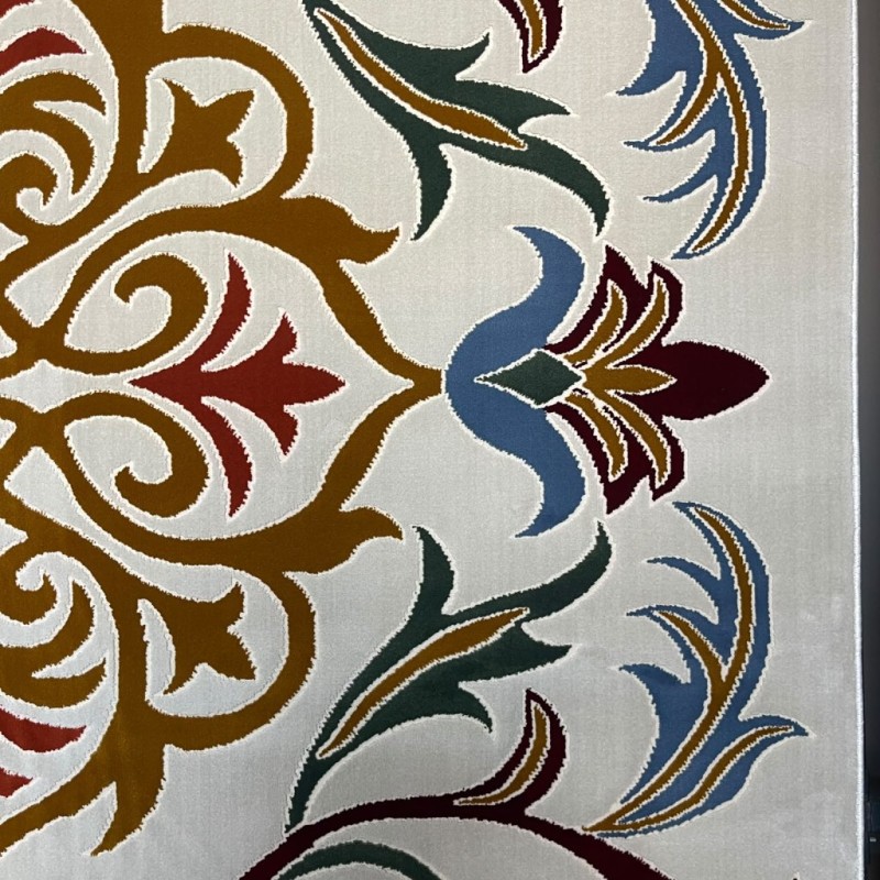 سجاد تركي سوبر ياباني F499A كريم مقاس 220*150