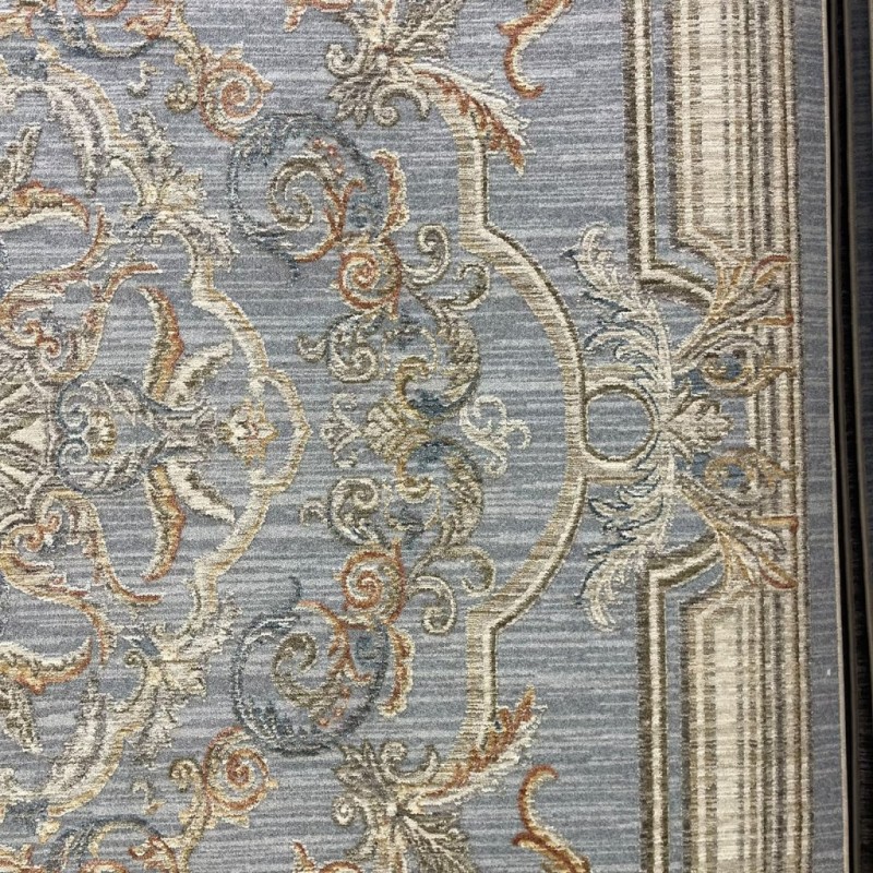 سجاد بوهيمي تركي اثينا 40083A سماوي مقاس 80*150