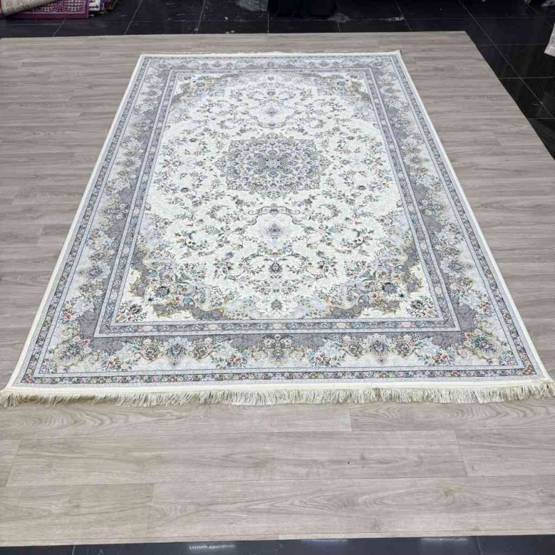 سجاد ايراني عجمي لون كريم مقاس 300*400