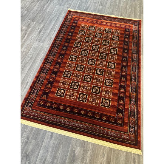 سجاد بخارى تركي p0822 احمر مقاس 100*200 سجاد بخارى تركي p0822 احمر مقاس 100*200
