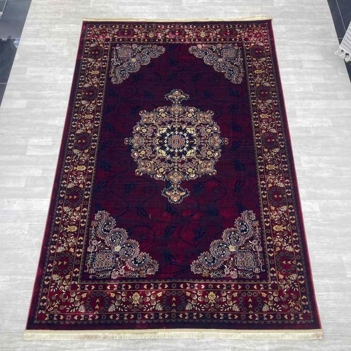 سجاد بخارى تركي p0916 احمر مقاس 100*200