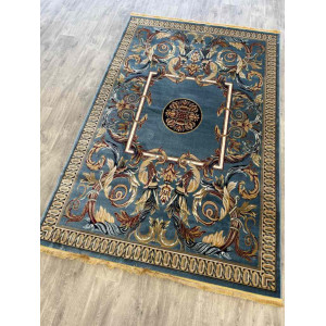 سجاد تركي كشمير نقش ايراني سماوي مقاس 100*500