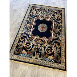 سجاد تركي كشمير نقش ايراني كحلي مقاس 100*300 سجاد تركي كشمير نقش ايراني كحلي مقاس 100*300