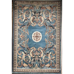 سجاد تركي ماجيستا p1594 سماوي مقاس 80*150