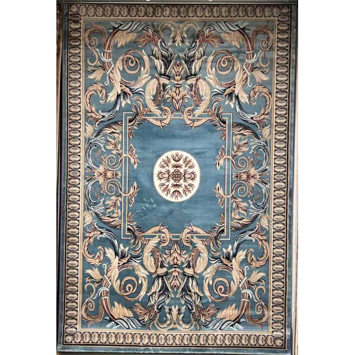 سجاد تركي ماجيستا p1594 سماوي مقاس 100*200