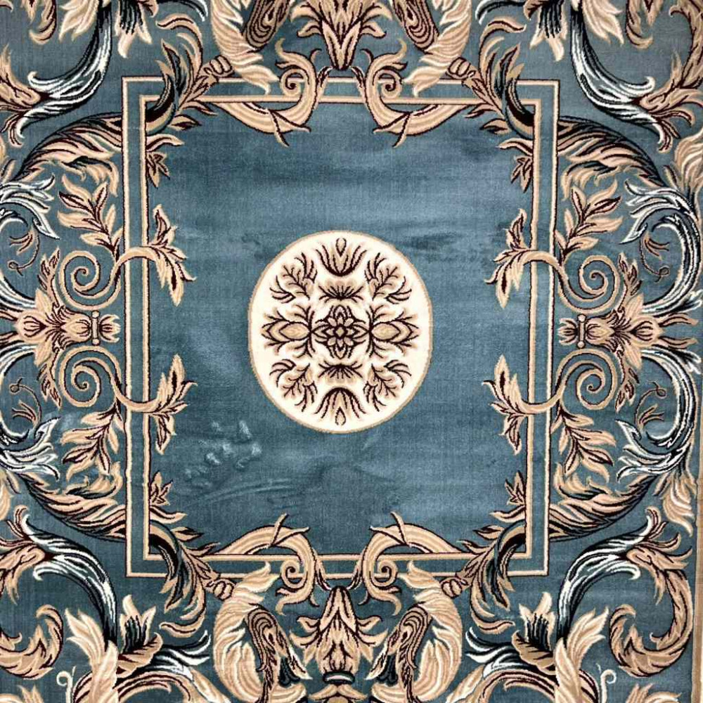 سجاد تركي ماجيستا p1594 سماوي مقاس 80*150