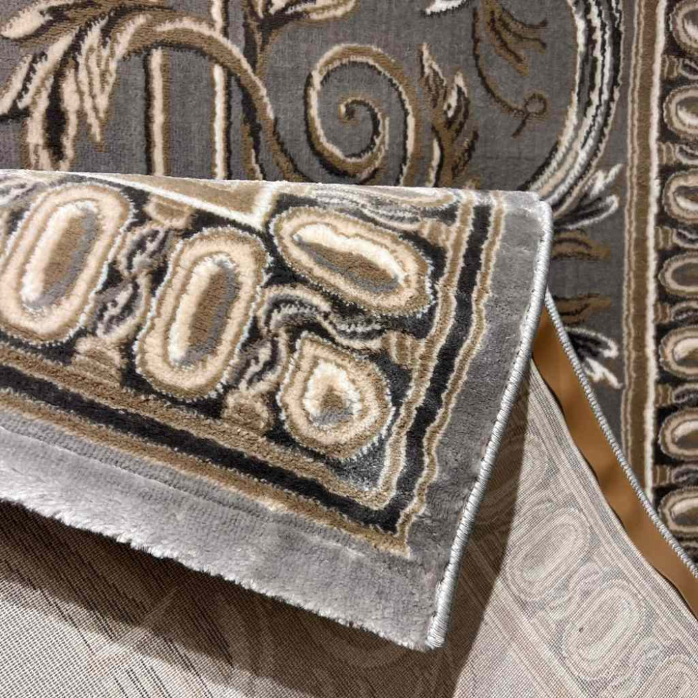 سجاد تركي ماجيستا p1594 رصاصي فاتح مقاس 400*500