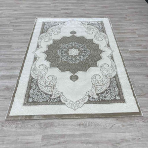 سجاد تركي باريس مودرن ناعم 0DS90Z بيج بيج فاتح مقاس 250*350