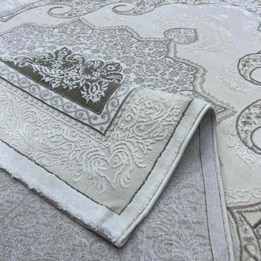 سجاد تركي باريس مودرن ناعم 0DS90Z ايفوري بيج فاتح مقاس 200*200