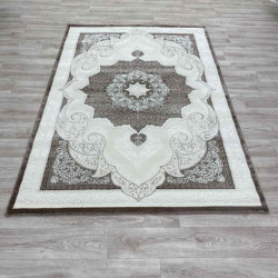 سجاد تركي باريس مودرن ناعم 0DS90Z بني بيج فاتح مقاس 250*350