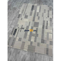 سجاد تركي اطار برواز رويا 37 رصاصي غامق مقاس 80*150