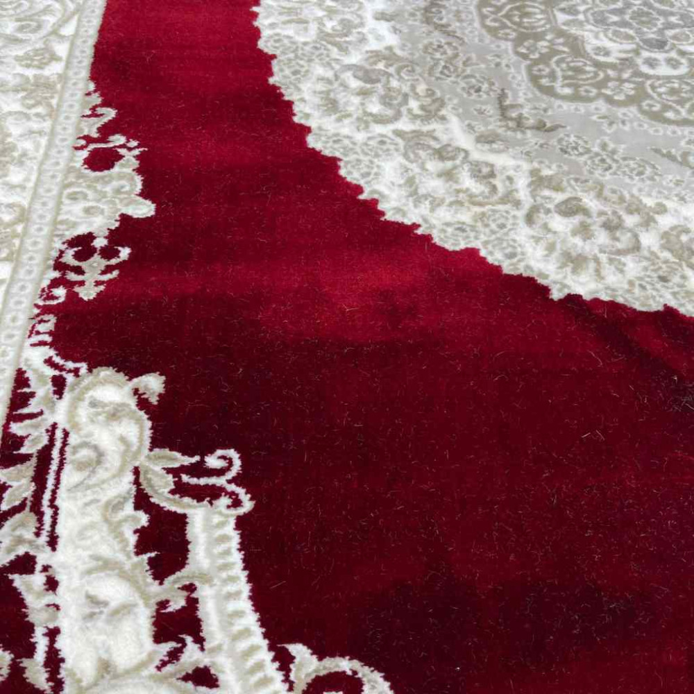 سجاد سيلك هاندا تركي P964C احمر مقاس 400*600