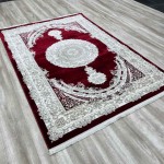 سجاد سيلك هاندا تركي P964C احمر مقاس 250*350