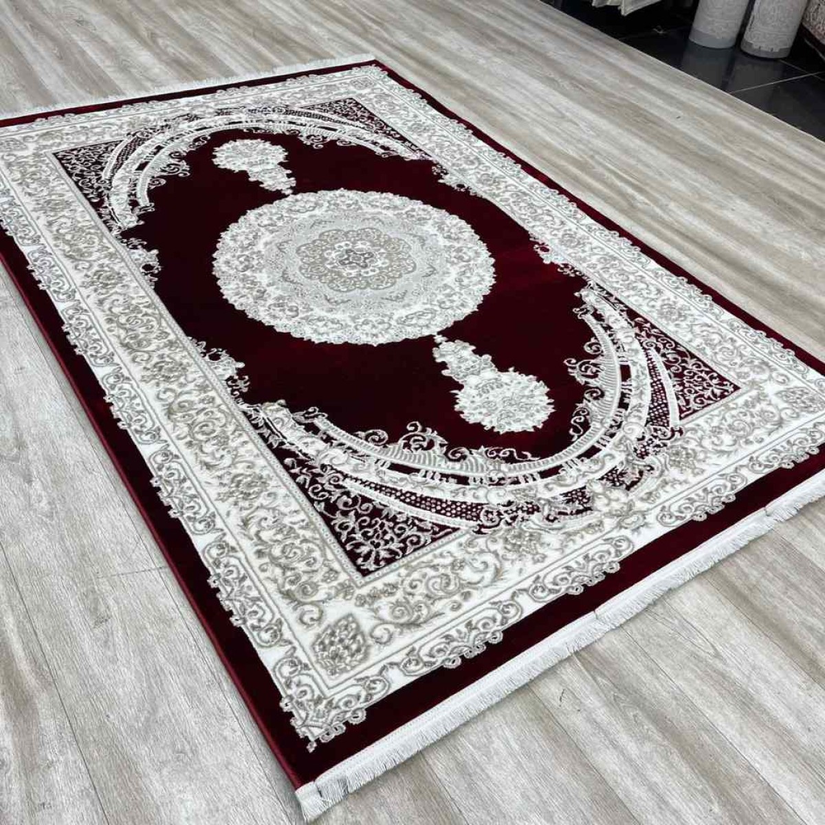 سجاد سيلك هاندا تركي P964C احمر مقاس 250*350