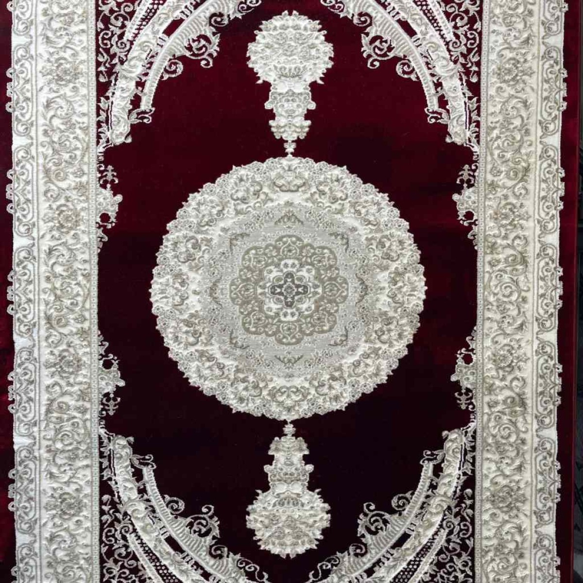 سجاد سيلك هاندا تركي P964C احمر مقاس 250*350