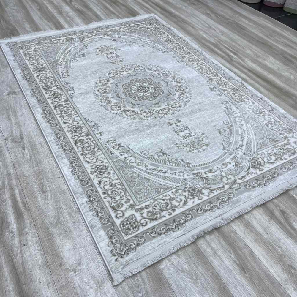 سجاد سيلك هاندا تركي P964C كريم كريم مقاس 400*500