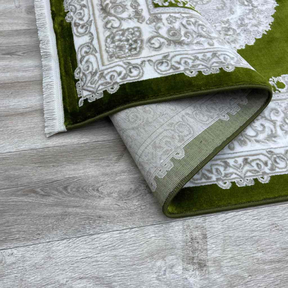 سجاد سيلك هاندا تركي P964C اخضر مقاس 300*400