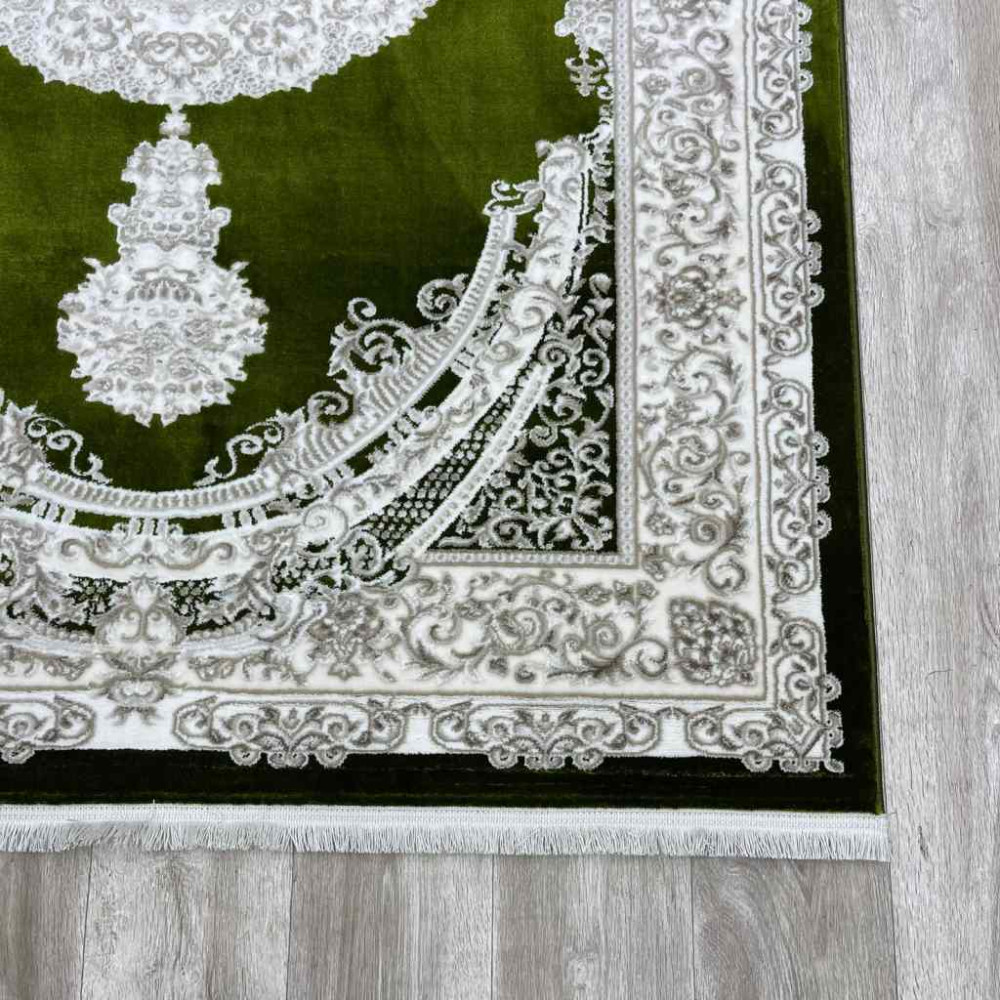 سجاد سيلك هاندا تركي P964C اخضر مقاس 300*400