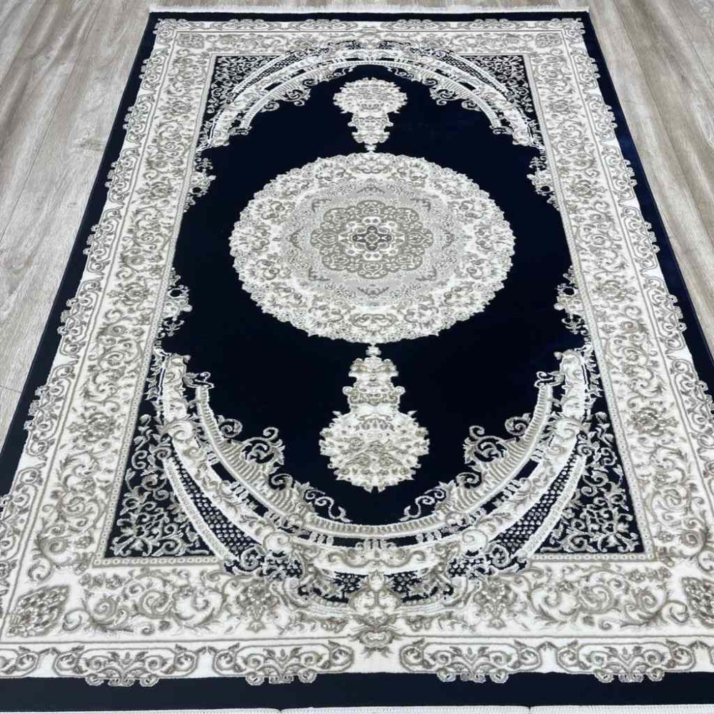 سجاد سيلك هاندا تركي P964C كحلي مقاس 400*600