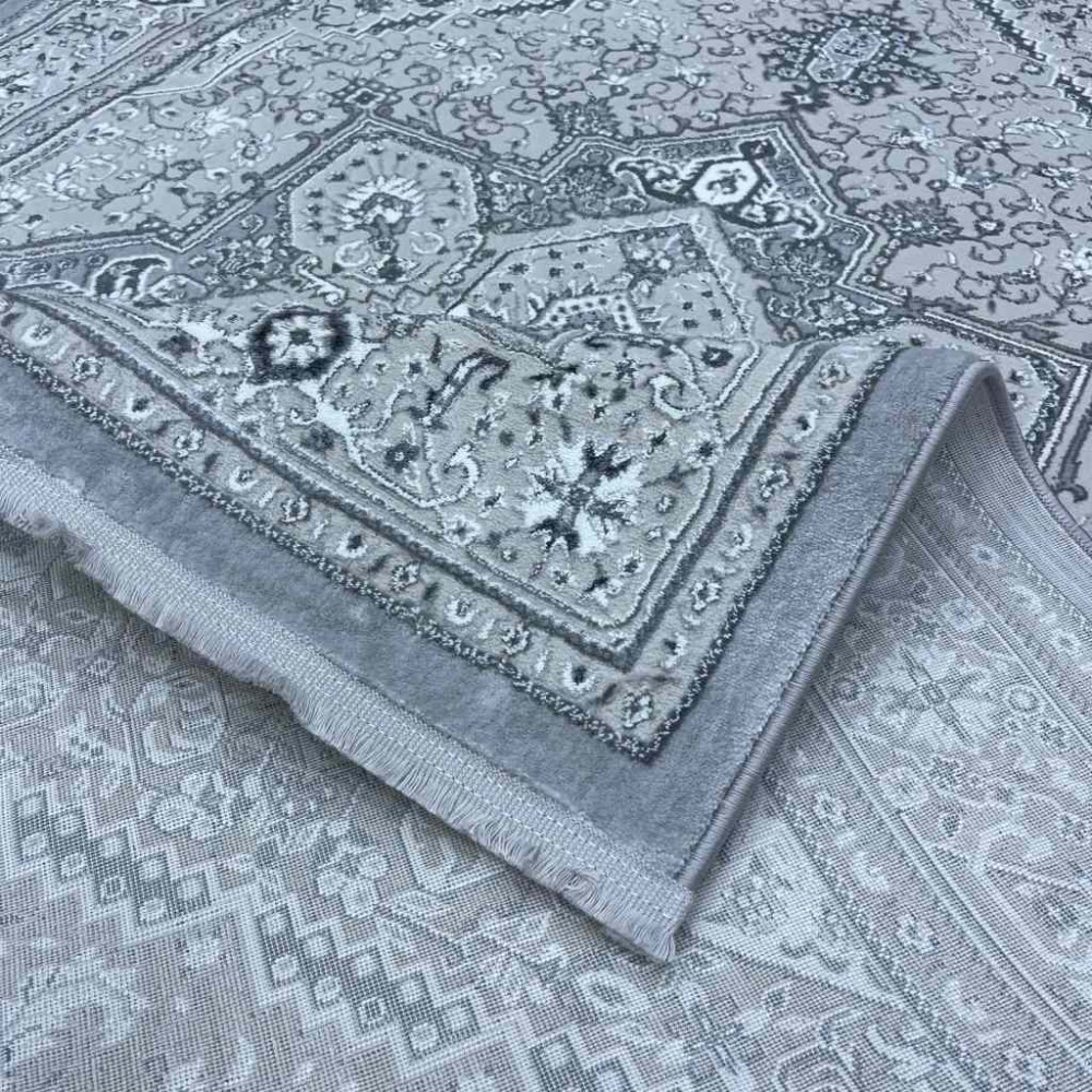 سجاد تركي فيرونا 05827K رصاصي مقاس 100*200