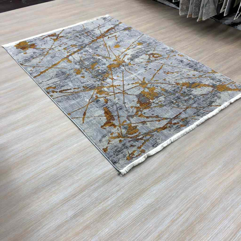 سجاد فيستا  151 جورجيا رصاصي و ذهبي