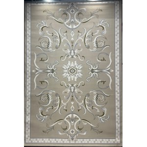 Turkish Deluxe Rug 9770A beige Cream Size 200*200
