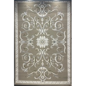Turkish Deluxe Rug 9770A brown Cream Size 200*200