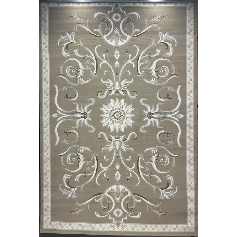 سجاد تركي ديلوكس 9770A كريم بني مقاس 250*350