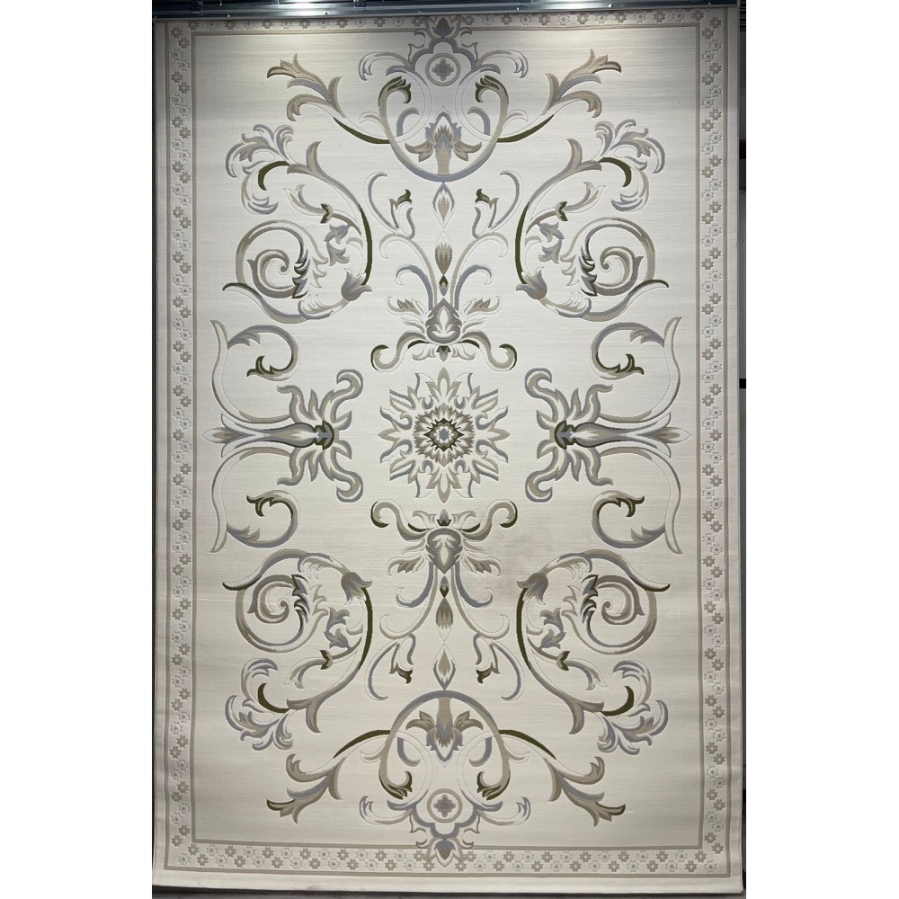 Turkish Deluxe Rug 9770A Cream Size 200*200