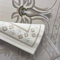 Turkish Deluxe Rug 9770A Cream Size 200*200 Turkish Deluxe Rug 9770A Cream Size 200*200