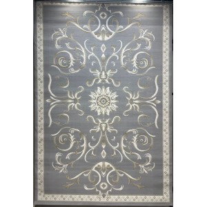 Turkish Deluxe Rug 9770A silver Cream Size 200*300