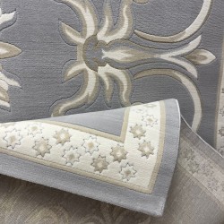 Turkish Deluxe Rug 9770A silver Cream Size 200*300 Turkish Deluxe Rug 9770A silver Cream Size 200*300