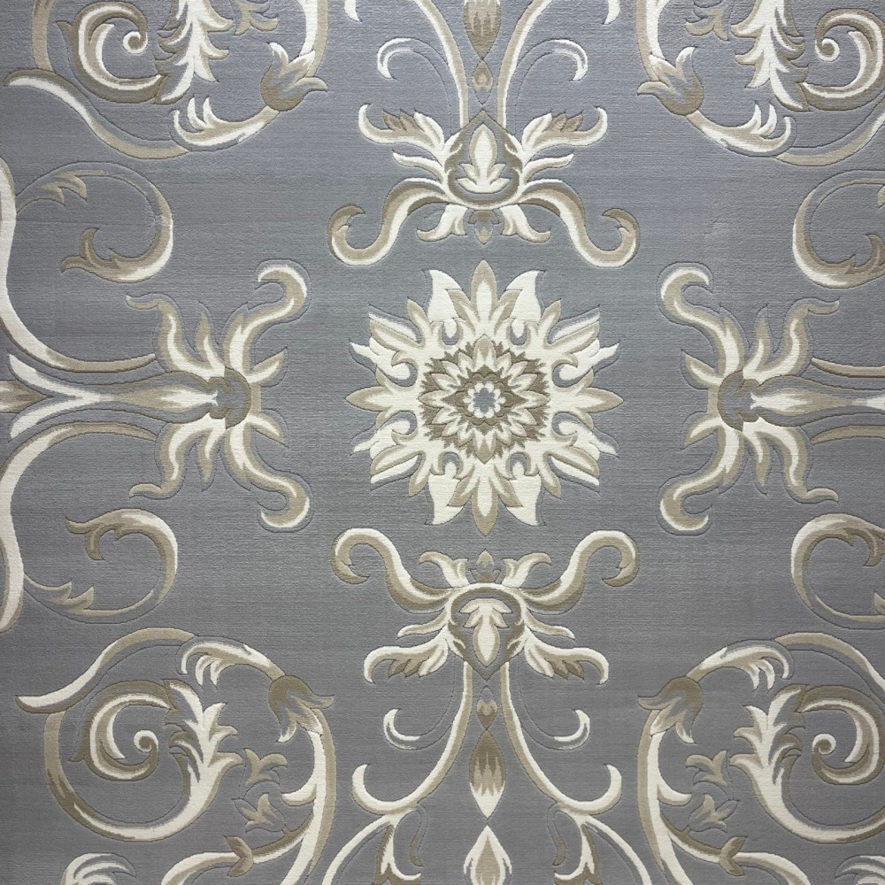 Turkish Deluxe Rug 9770A silver Cream Size 200*300